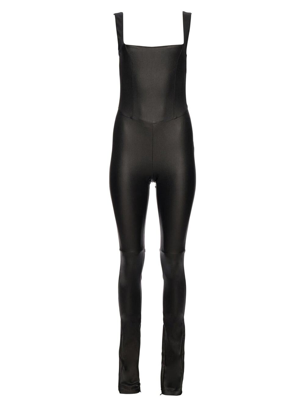 SER.O.YA Viper Coated Denim Catsuit - XS - Black